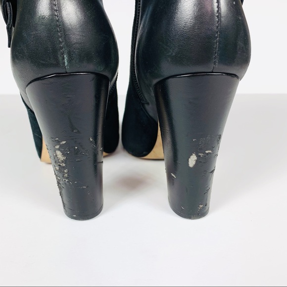 White House Black Market Heeled Boots Black - Picture 5 of 6